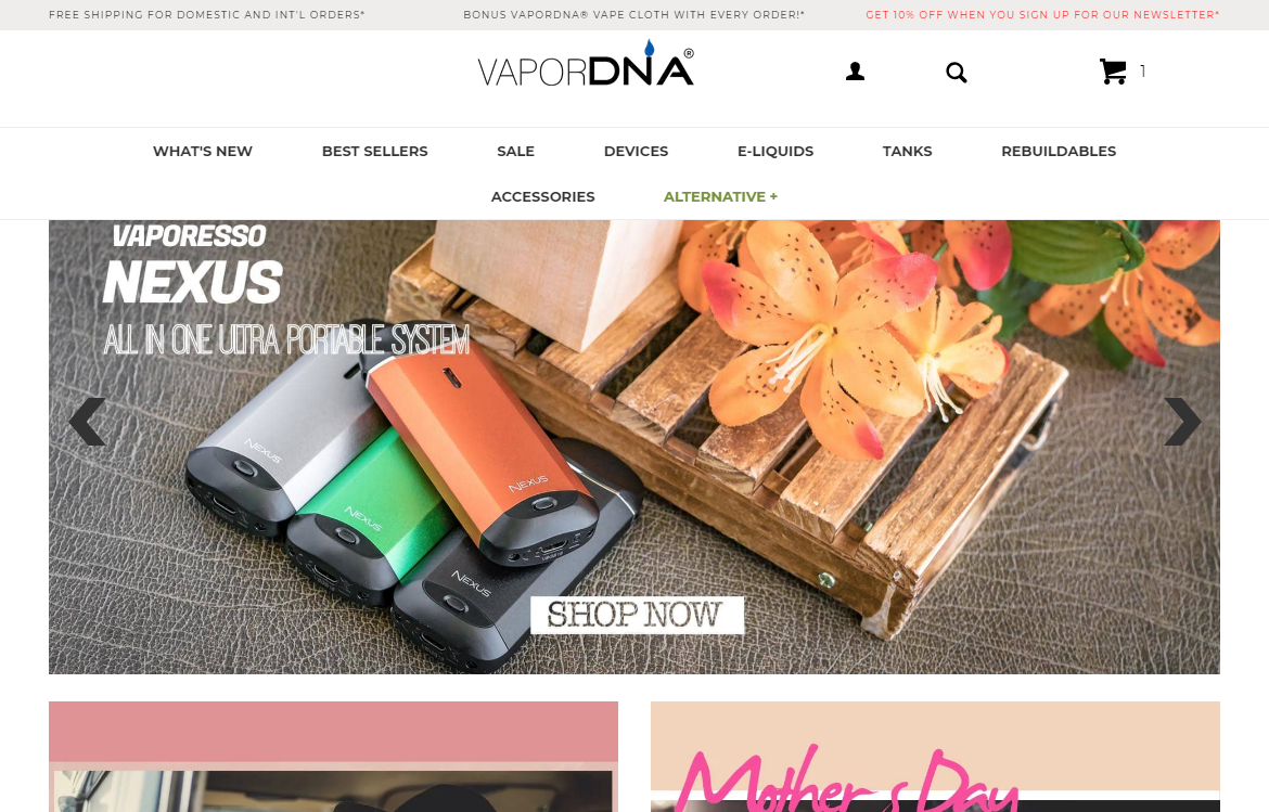 Vapor DNA Online Vape Store