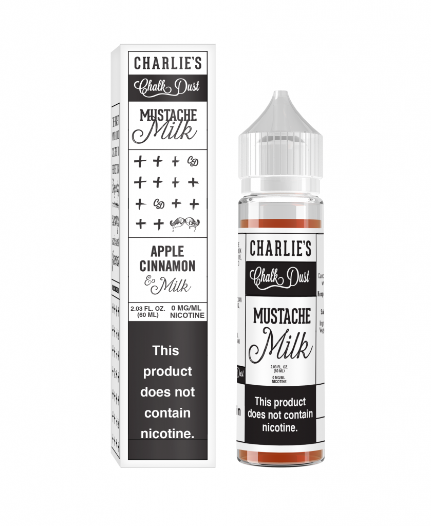 Charlies Chalk Dust Mustache Milk