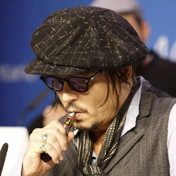 Johnny Depp Vaping