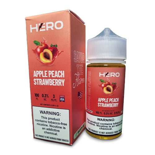 HERO Ejuices - Apple Peach Strawberry Freebase