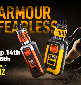 VAPORESSO ARMOUR Series at Intertabac 2023 Main Banner