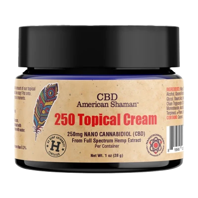 CBD American Shaman Topical Cream 400x400